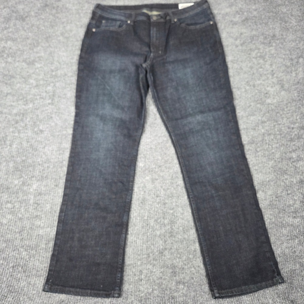 Buffalo David Bitton Jackson-X Mens Straight Stretch Jeans Dark Wash 36x32 New‎